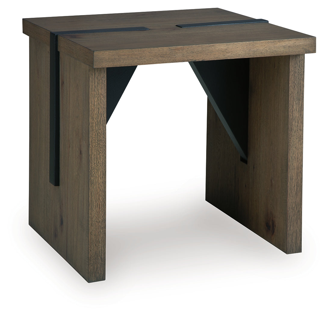 Kandinew Light Brown End Table from Ashley - Luna Furniture