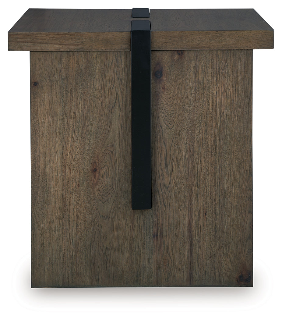 Kandinew Light Brown End Table from Ashley - Luna Furniture