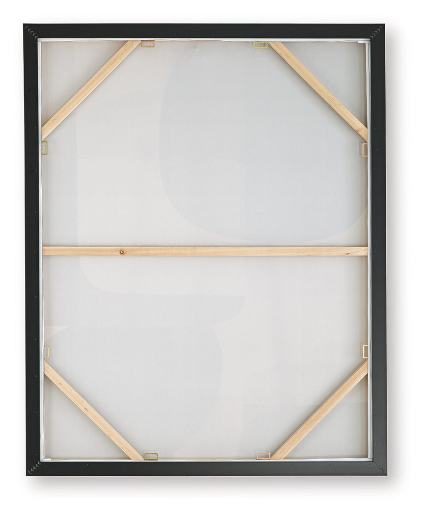 Kesleigh Black/White Wall Art from Ashley - Luna Furniture