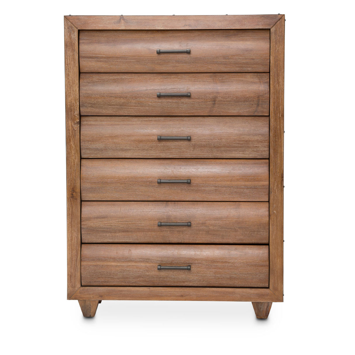 Brooklyn Walk Burnt Umber 6-drawer Vertical Chest from Michael Amini - Luna Furniture