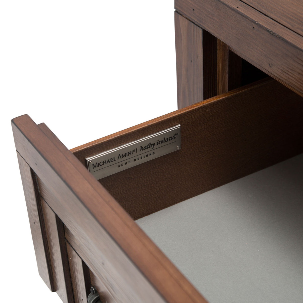 Carrollton Rustic Ranch Dresser With Mirror from Michael Amini - Luna Furniture