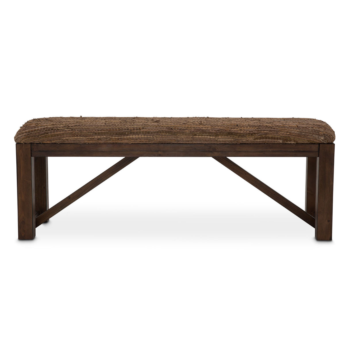 Carrollton Rustic Ranch Bench from Michael Amini - Luna Furniture