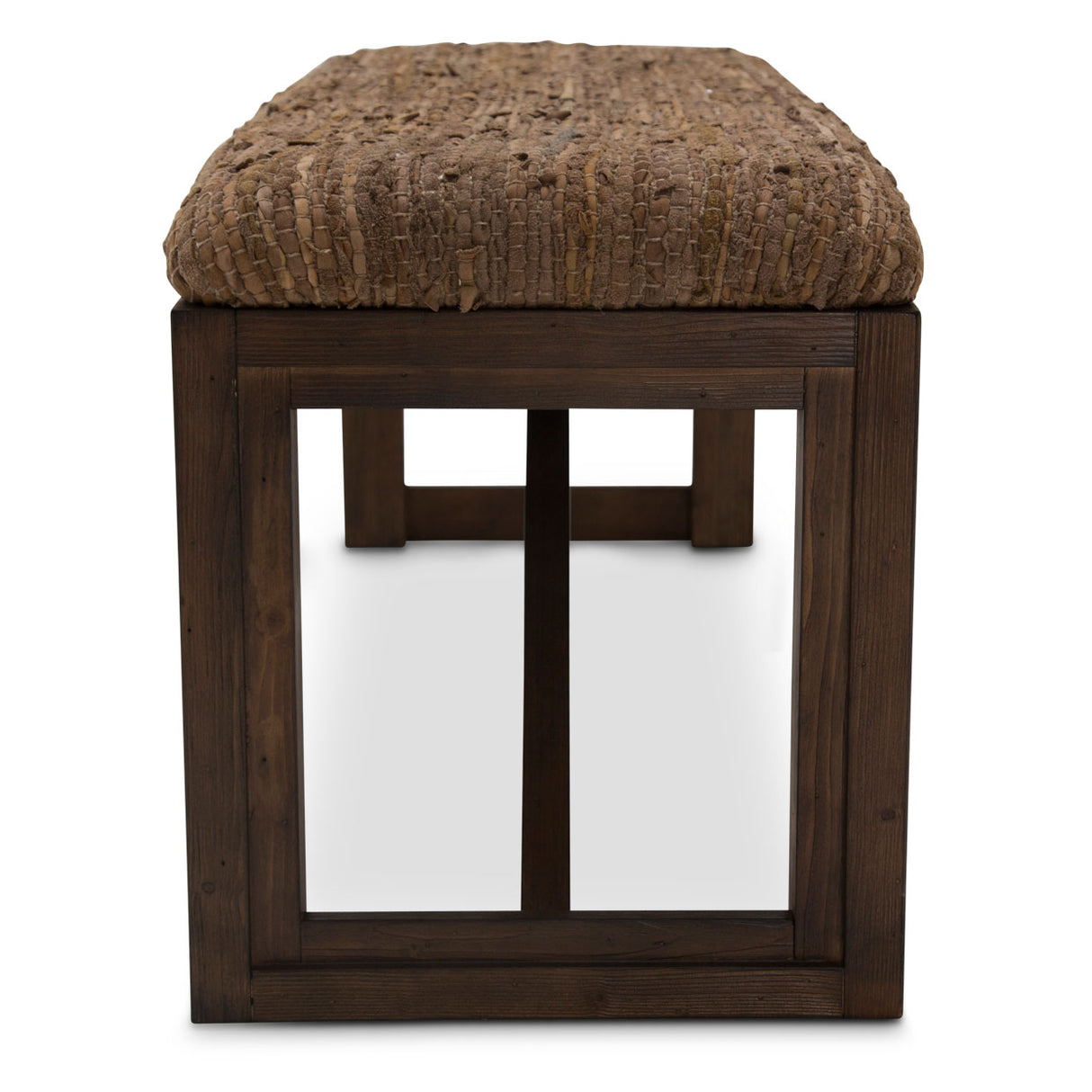 Carrollton Rustic Ranch Bench from Michael Amini - Luna Furniture