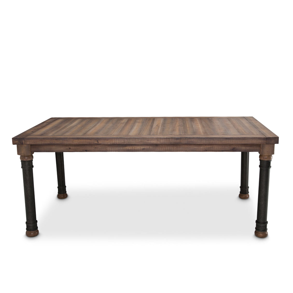 Crossings Reclaimed Barn Rectangular Dining Table from Michael Amini - Luna Furniture