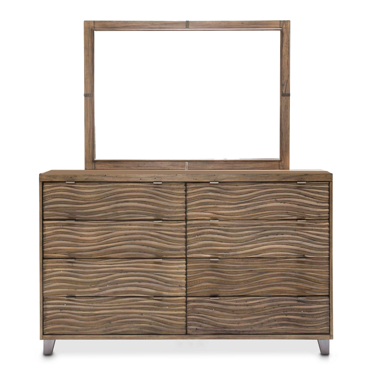 Del Mar Sound Boardwalk Dresser With Mirror from Michael Amini - Luna Furniture