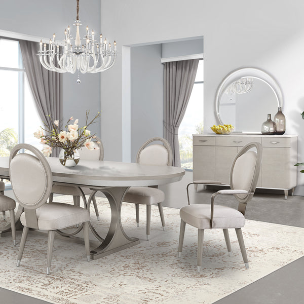 Eclipse Moonlight Oval Dining Table