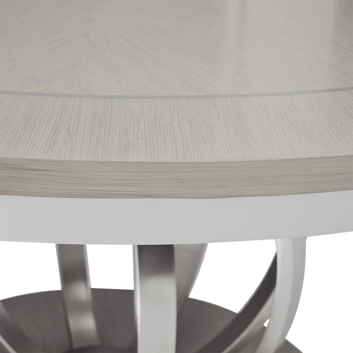 Eclipse Moonlight Round Dining Table from Michael Amini - Luna Furniture