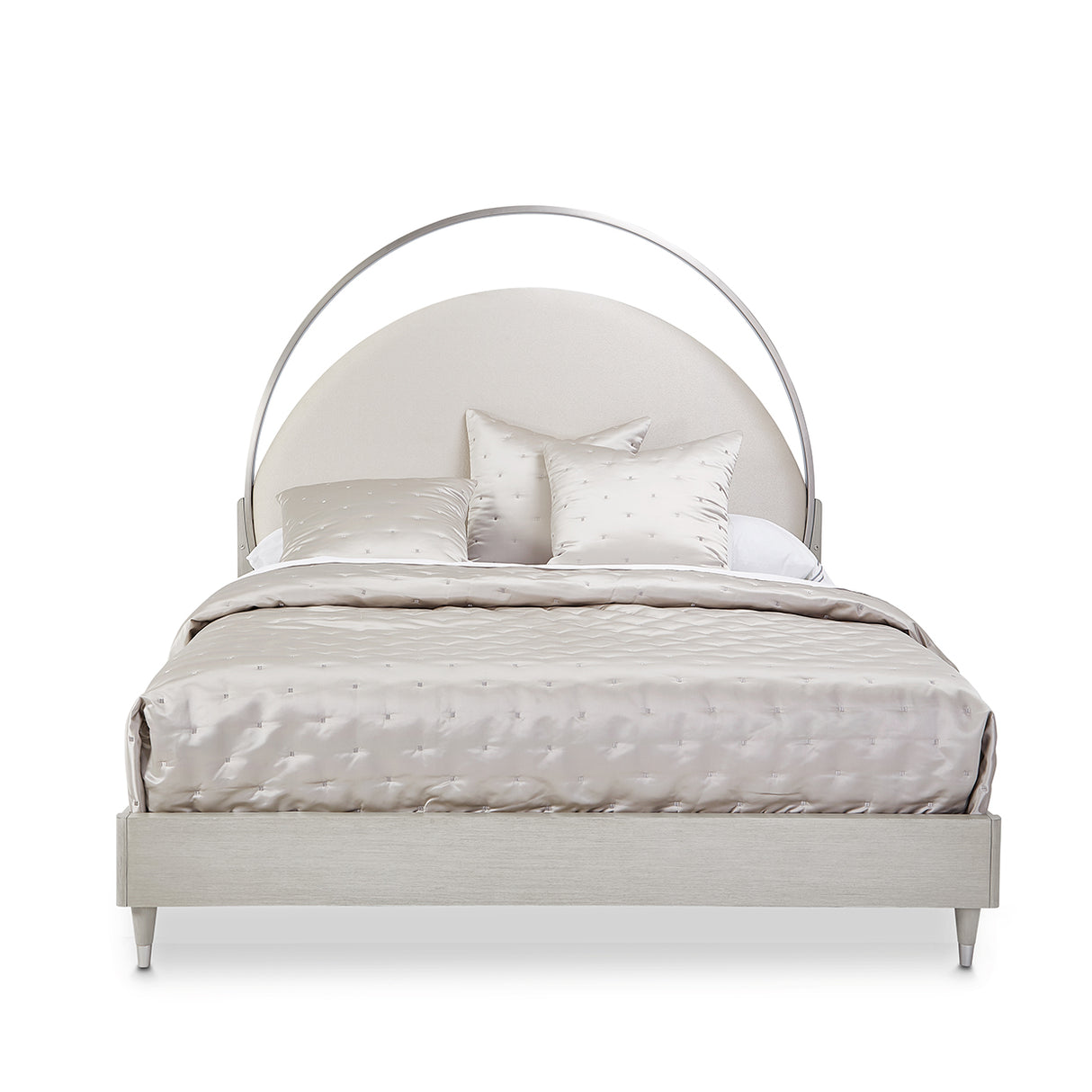 Eclipse Moonlight Eastern King Bed W/ Lights from Michael Amini - Luna Furniture