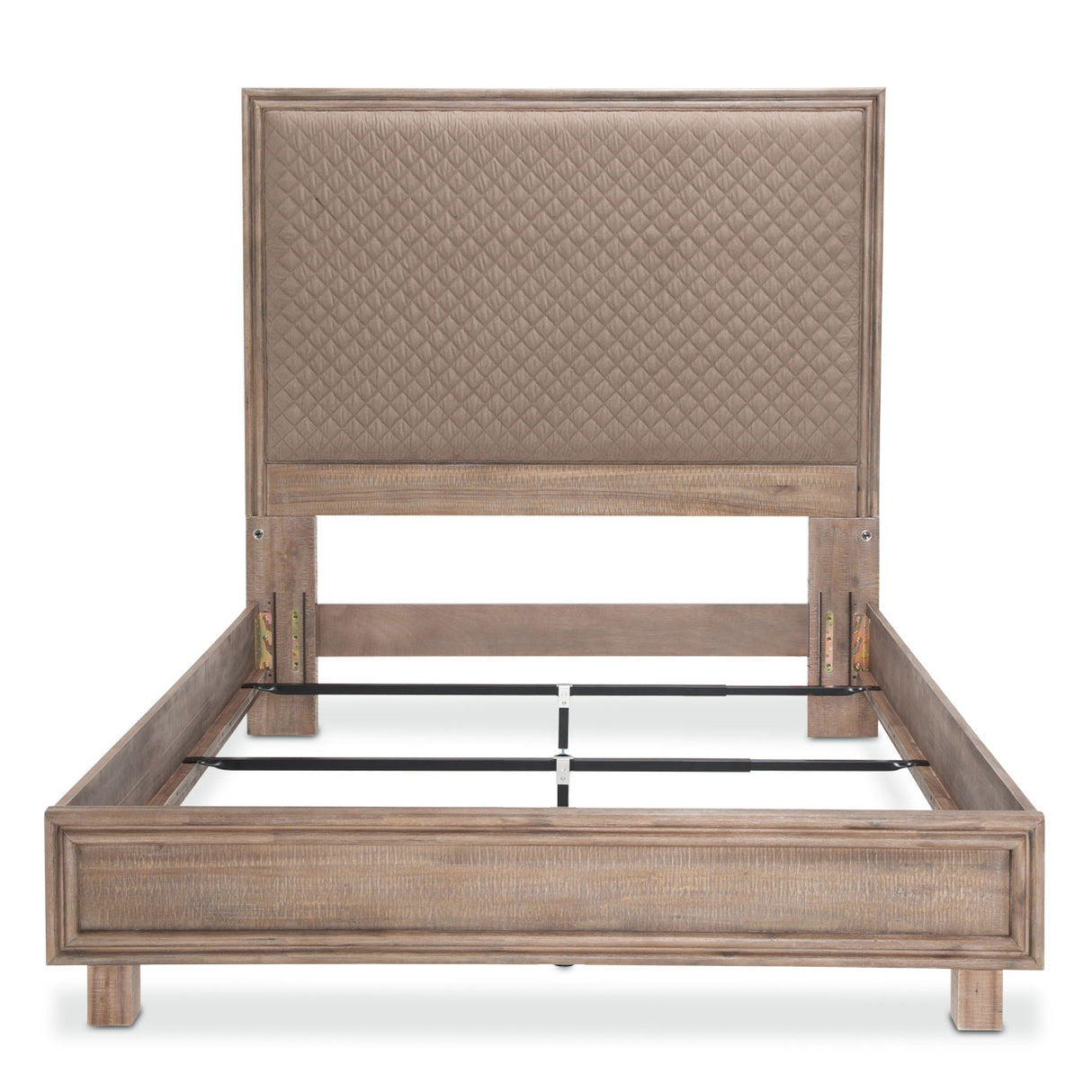 Hudson Ferry Driftwood Eastern King Panel Bed - Autumn Bronze from Michael Amini - Luna Furniture