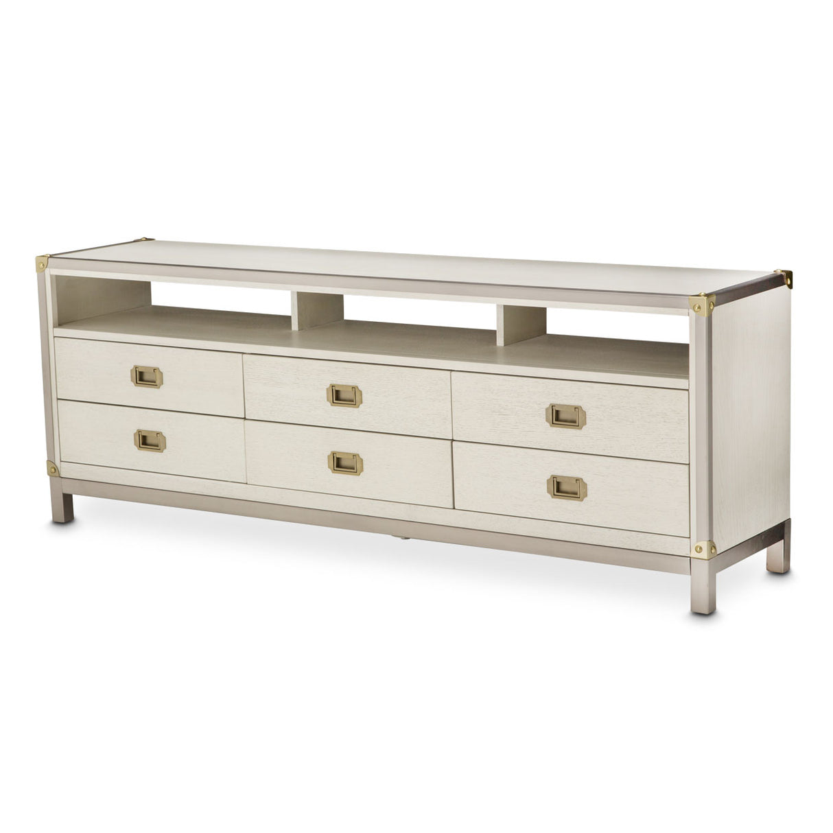 Menlo Station Eucalyptus Tv Console from Michael Amini - Luna Furniture