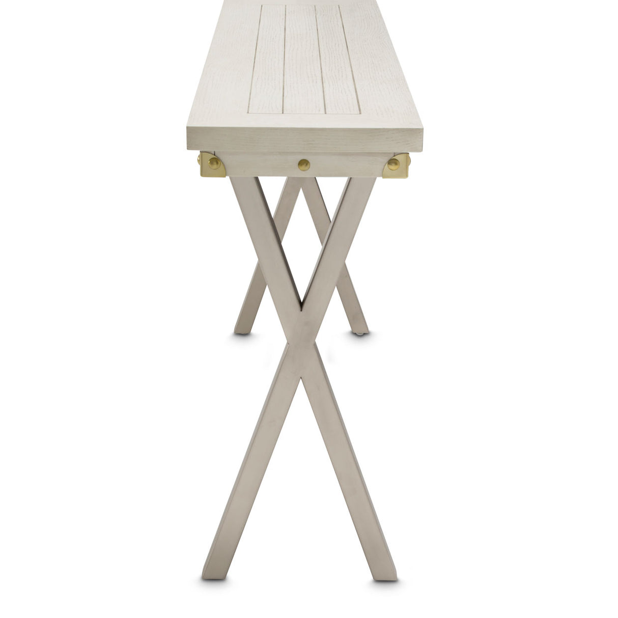 Menlo Station Eucalyptus Console Table from Michael Amini - Luna Furniture