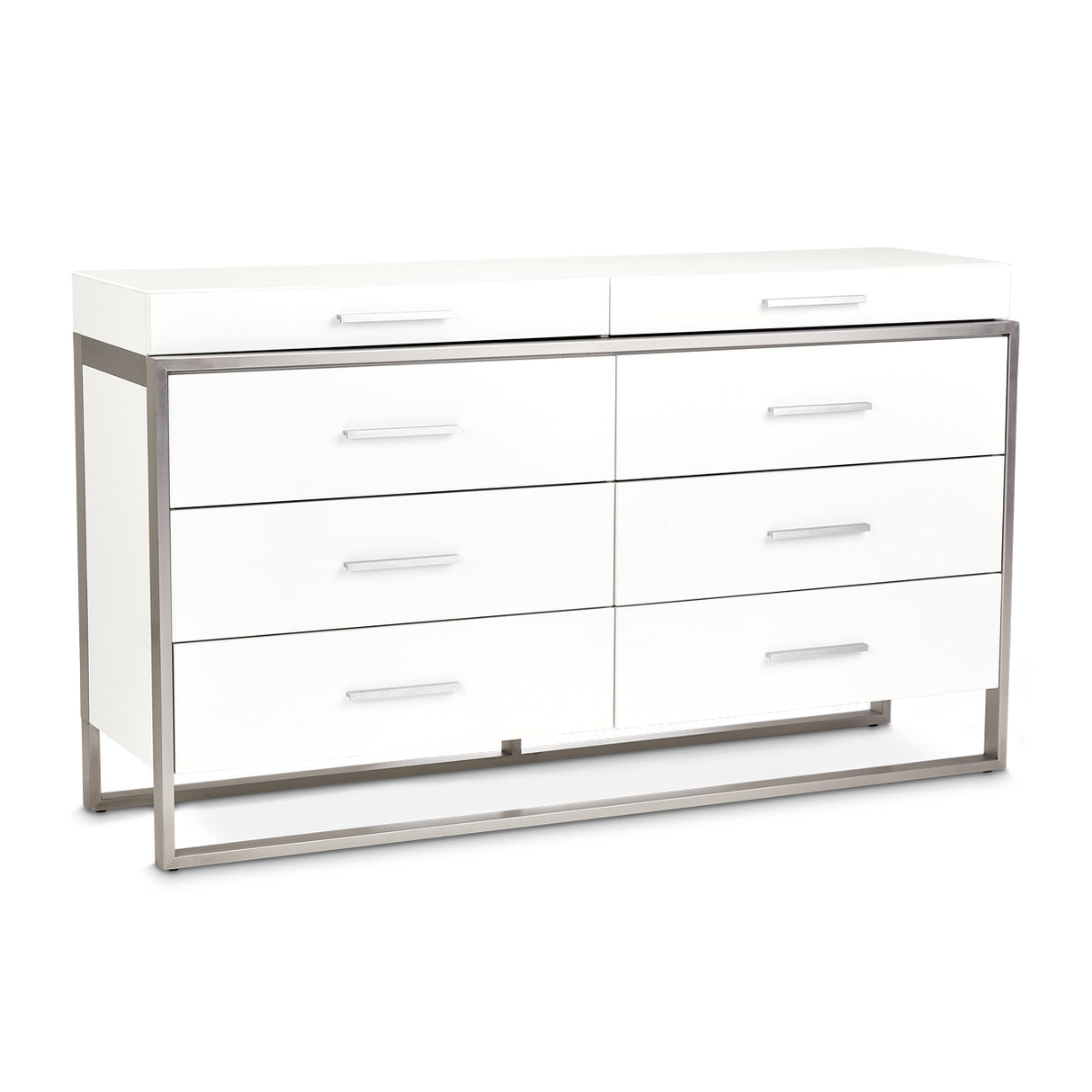 Marquee Cloud White Dresser from Michael Amini - Luna Furniture