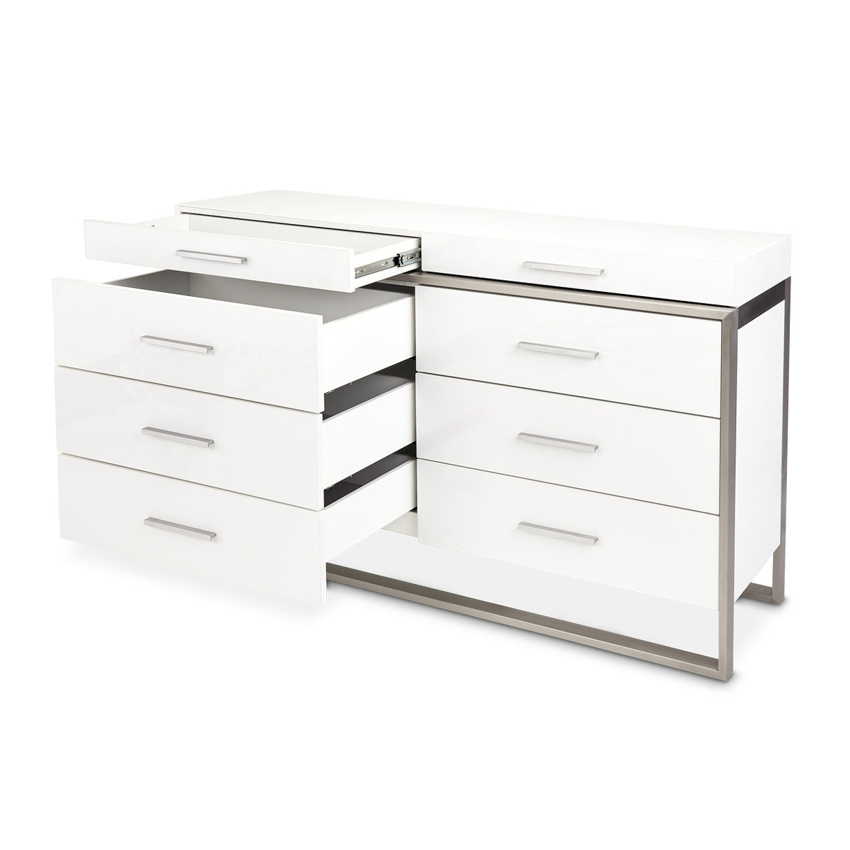Marquee Cloud White Dresser from Michael Amini - Luna Furniture