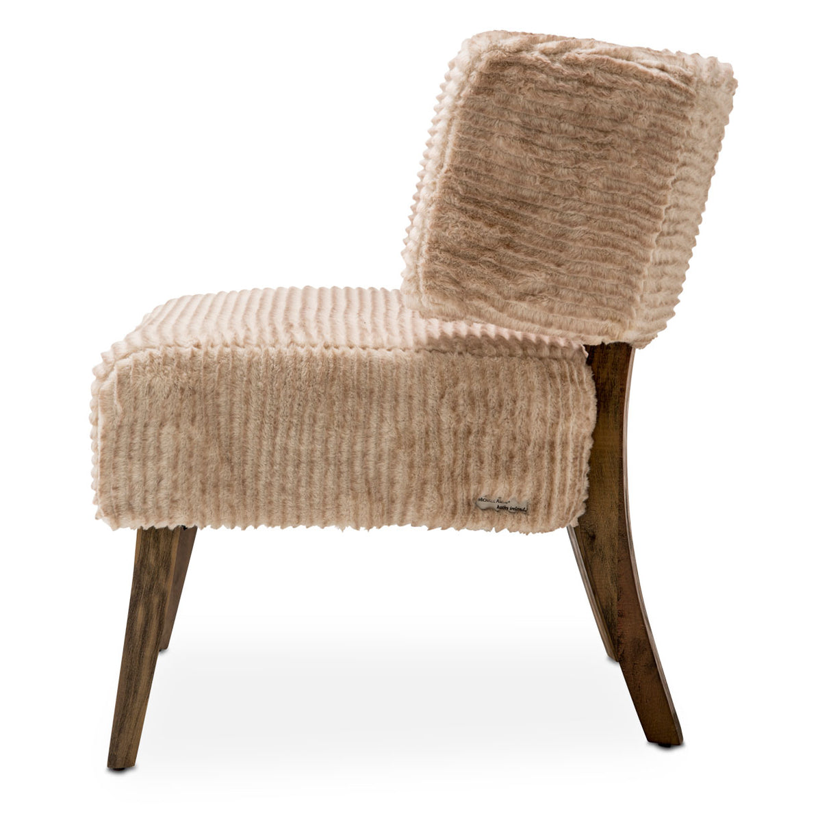 A La Carte Boardwalk Faux-fur Accent Chair from Michael Amini - Luna Furniture