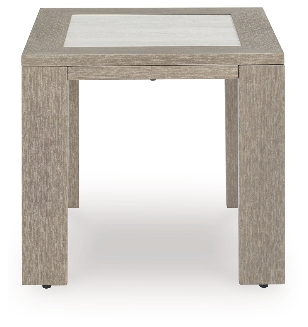 Kimpton Isle Brown Outdoor End Table from Ashley - Luna Furniture