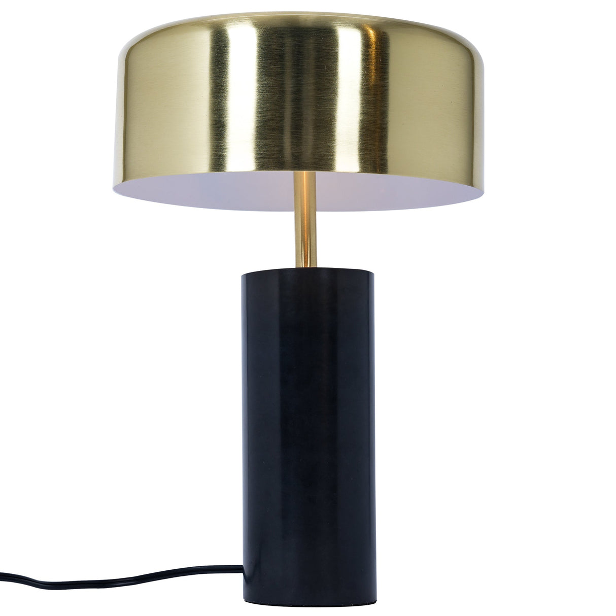Kinetic Table Lamp - Gold outer and White inner from Ashcroft Furniture - Luna Furniture