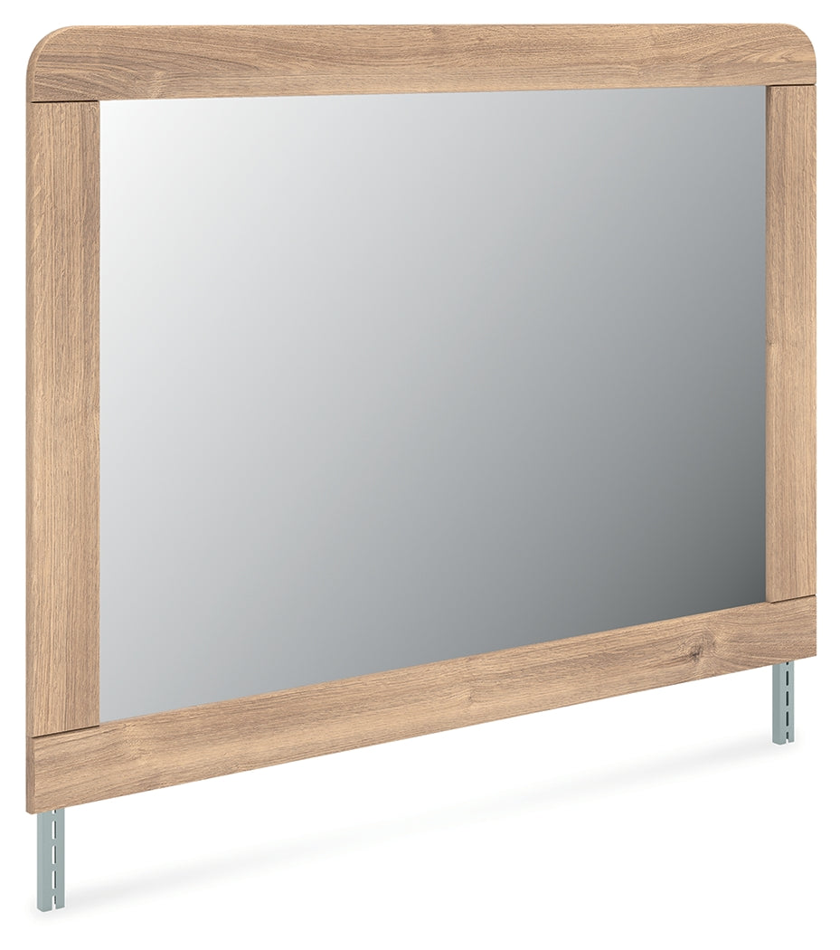 Kinlanni Tan Bedroom Mirror (Mirror Only) from Ashley - Luna Furniture