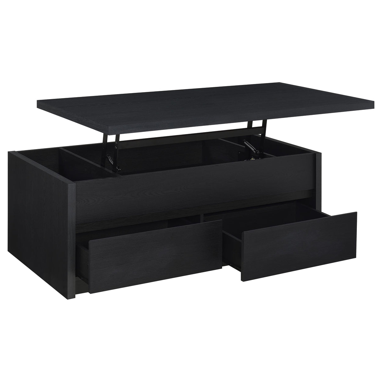 Knapp Black 3-piece Lift Top Coffee Table Set from Coaster - Luna Furniture
