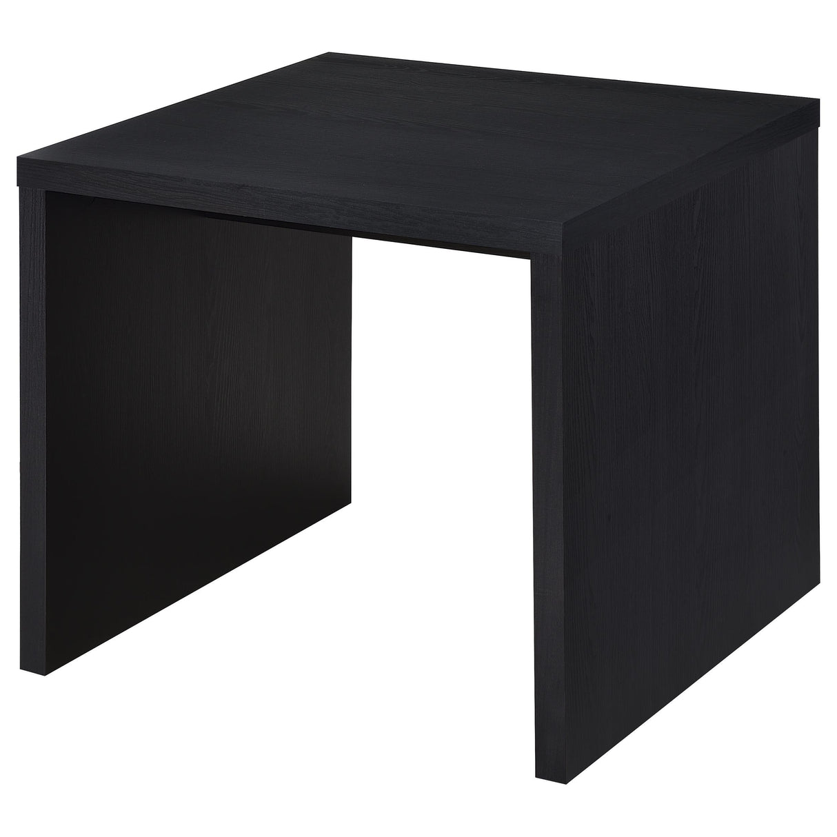 Knapp Black Square Side End Table from Coaster - Luna Furniture