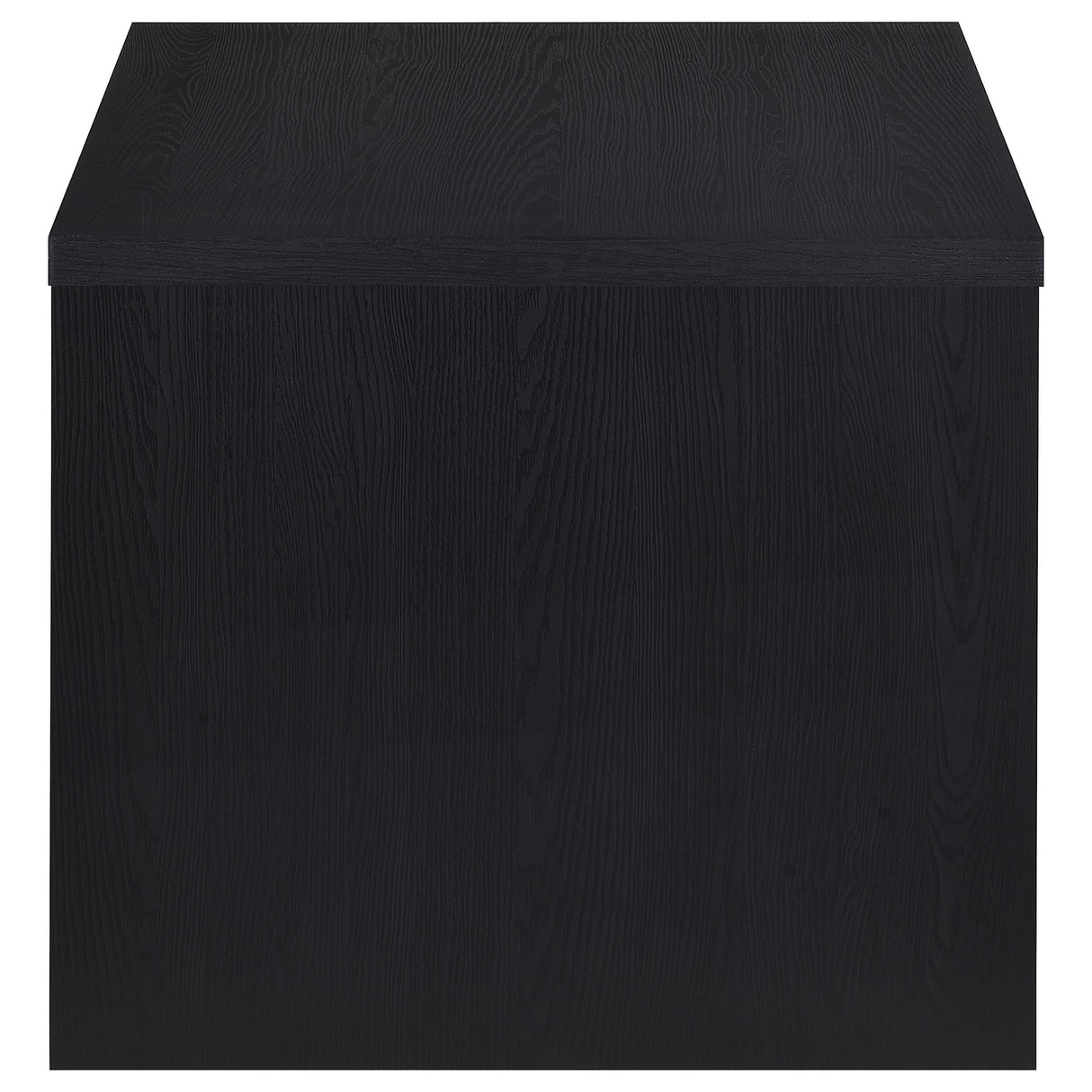 Knapp Black Square Side End Table from Coaster - Luna Furniture