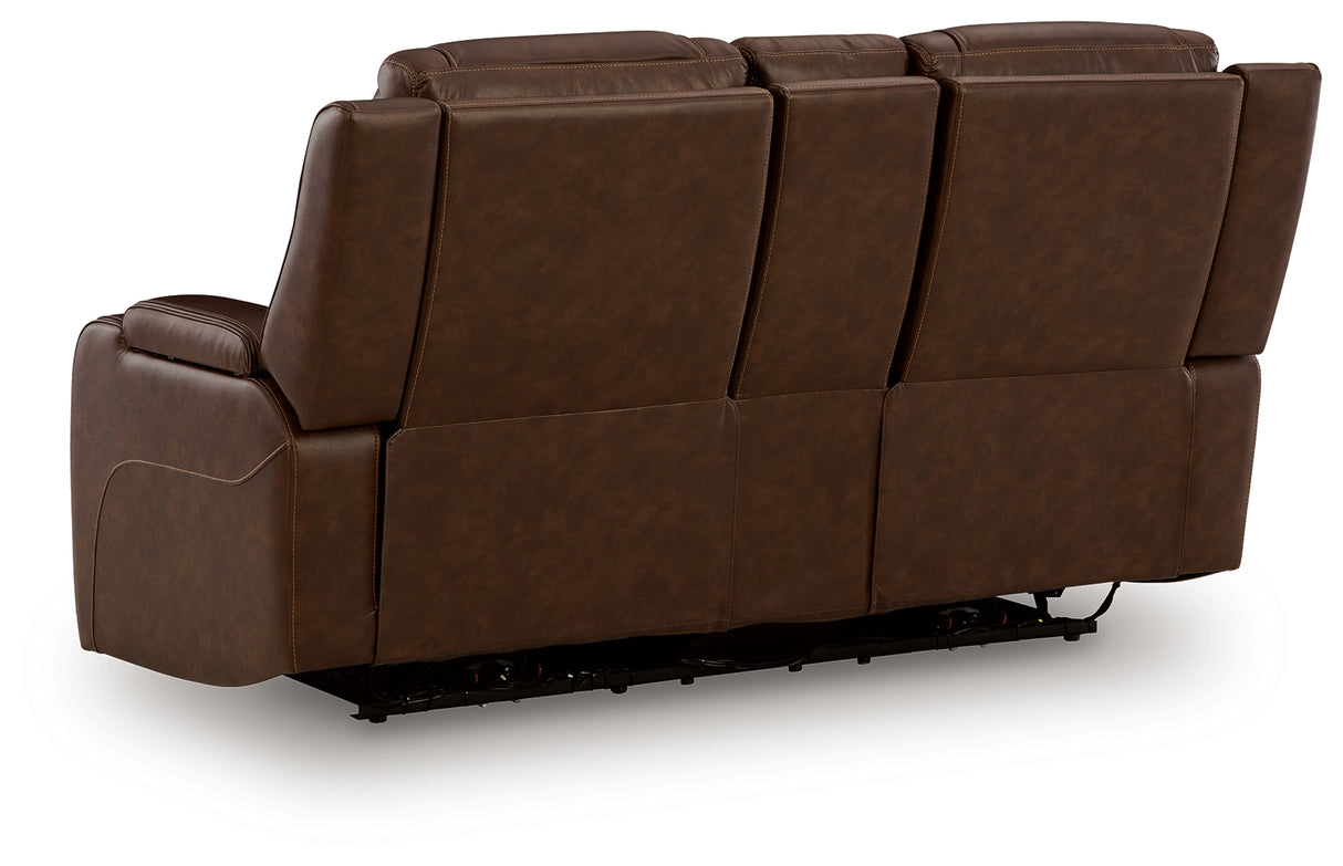Knightington Sofa and Loveseat in Brown from Ashley - Luna Furniture