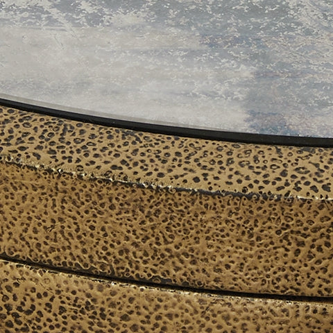 Korajane Antique Gold Coffee Table from Ashley - Luna Furniture