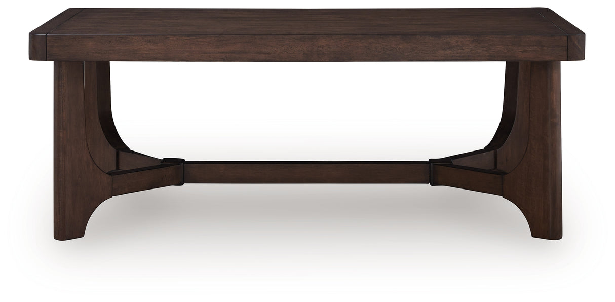 Korestone Dark Brown Coffee Table from Ashley - Luna Furniture