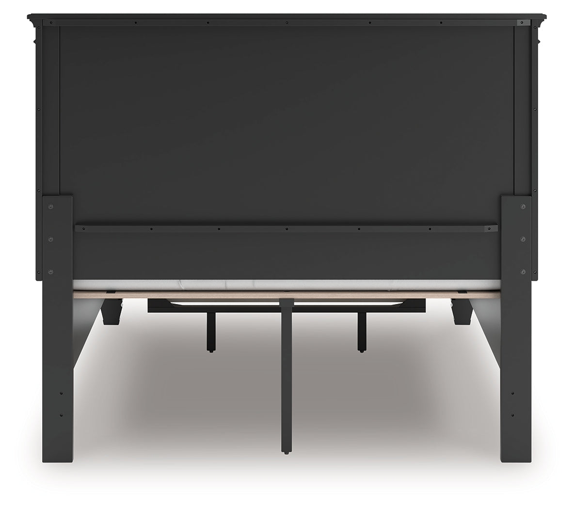 Lanolee Full Panel Storage Bed with Dresser in Black from Ashley - Luna Furniture
