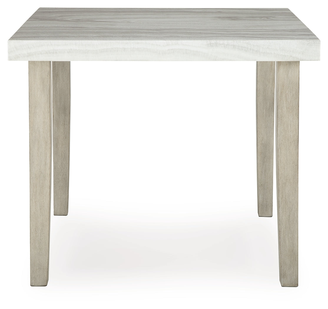 Larawyn Bisque Counter Height Dining Table from Ashley - Luna Furniture