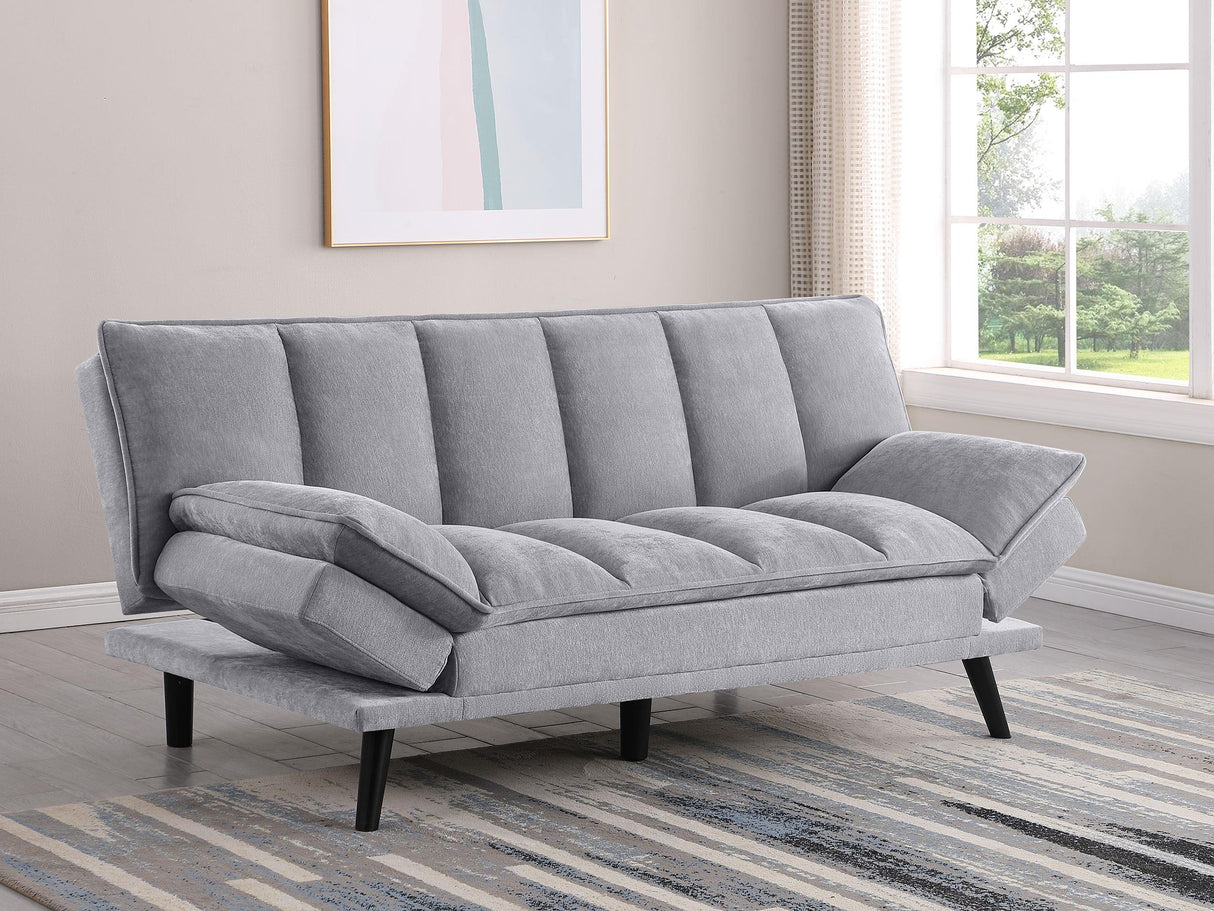 Laredo Gray Upholstered Convertible Sofa Bed from Coaster - Luna Furniture