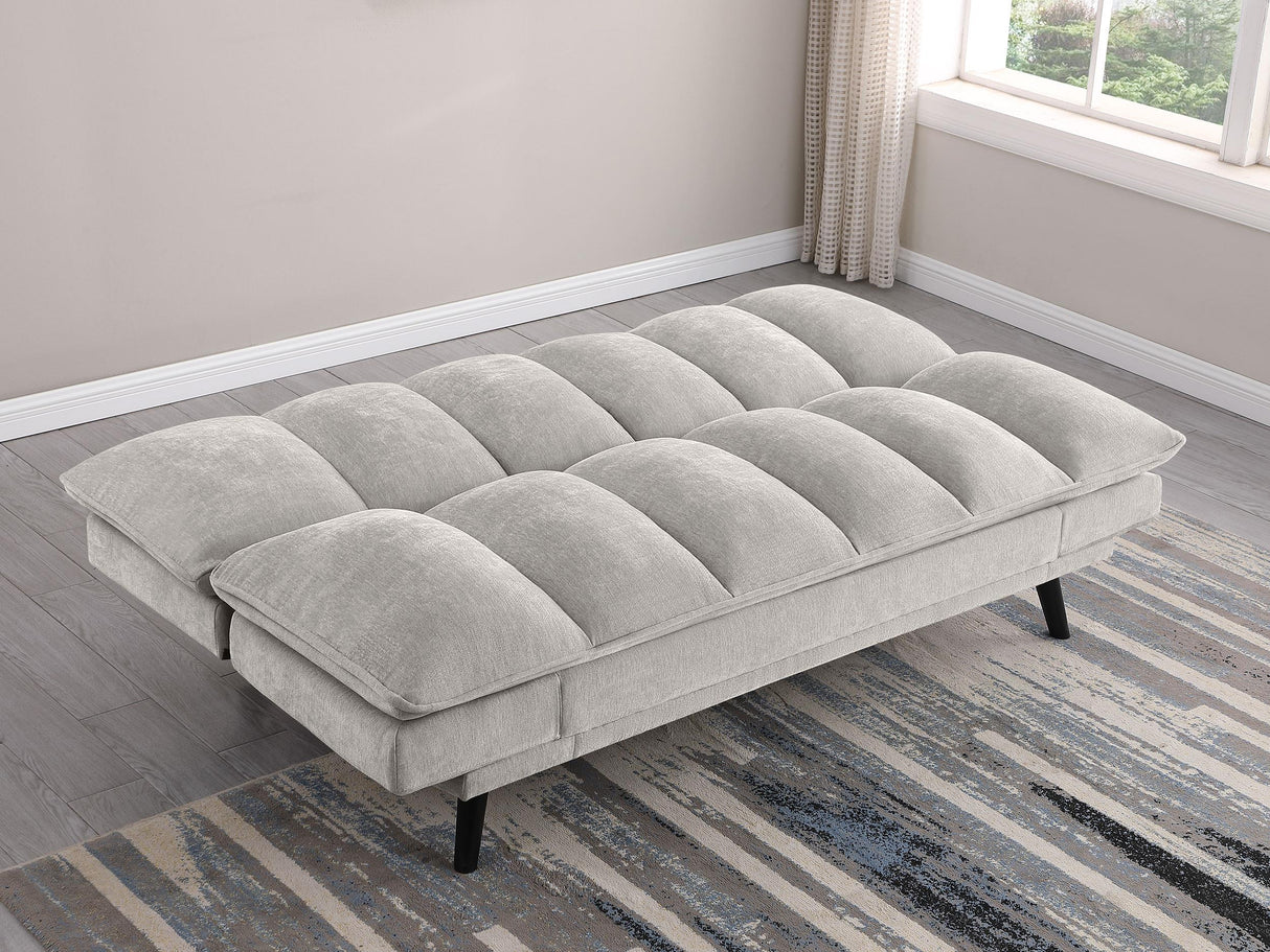 Laredo Light Gray Upholstered Convertible Sofa Bed from Coaster - Luna Furniture