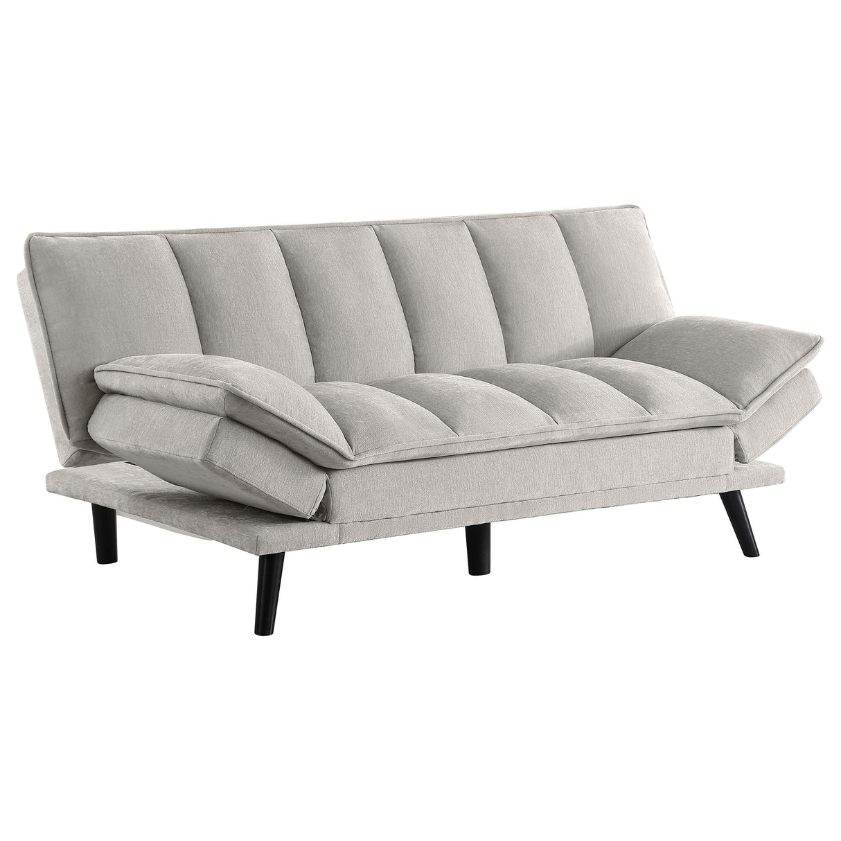 Laredo Light Gray Upholstered Convertible Sofa Bed from Coaster - Luna Furniture