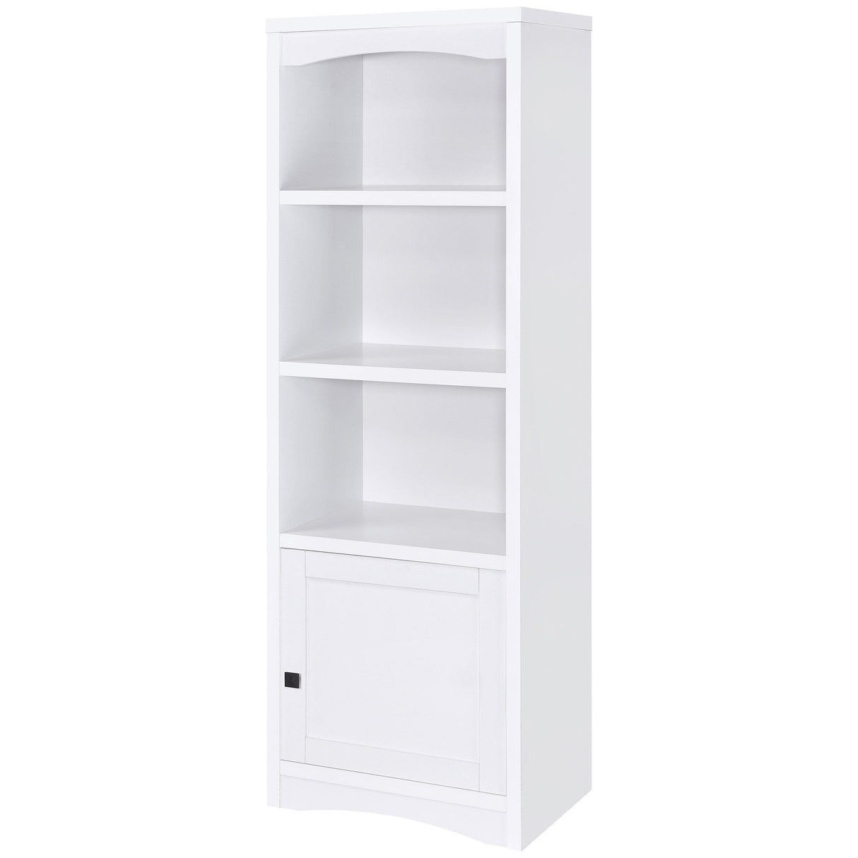 Laughlin White 3-Shelf Engineered Wood Media Tower from Coaster - Luna Furniture