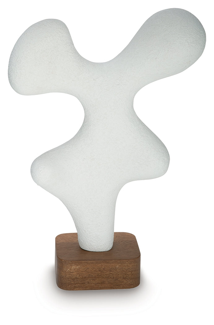 Lavarsen White/Brown Sculpture from Ashley Furniture - Luna Furniture