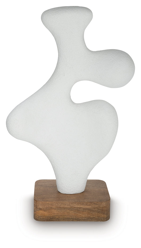 Lavarsen White/Brown Sculpture from Ashley - Luna Furniture