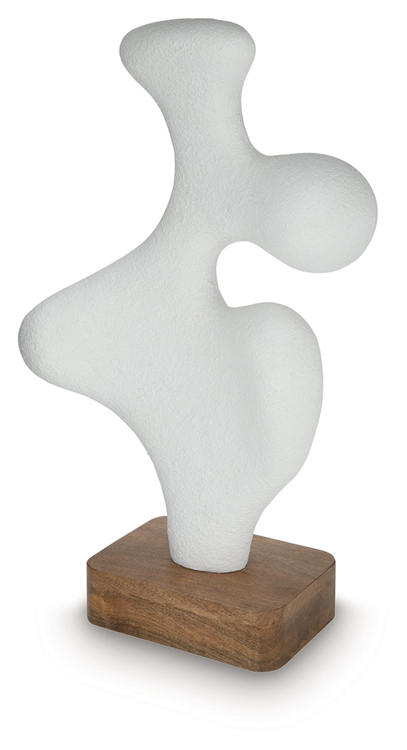 Lavarsen White/Brown Sculpture from Ashley - Luna Furniture