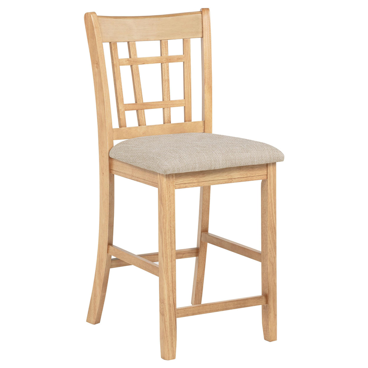 Lavon Gray and Light Oak Wood Counter Height Dining Chair, Set of 2 from Coaster - Luna Furniture