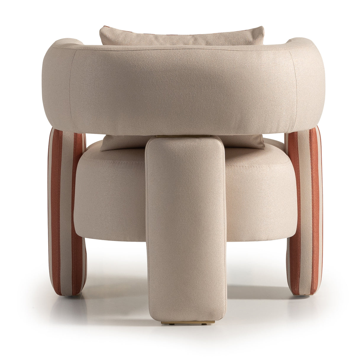 Amora Eggshell Walnut Chair, Ash Eggshell Walnut from Michael Amini - Luna Furniture