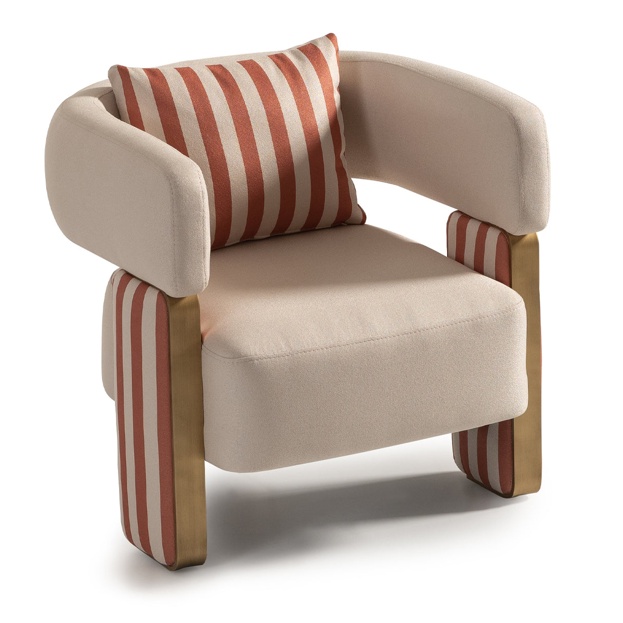 Amora Eggshell Walnut Chair, Ash Eggshell Walnut from Michael Amini - Luna Furniture
