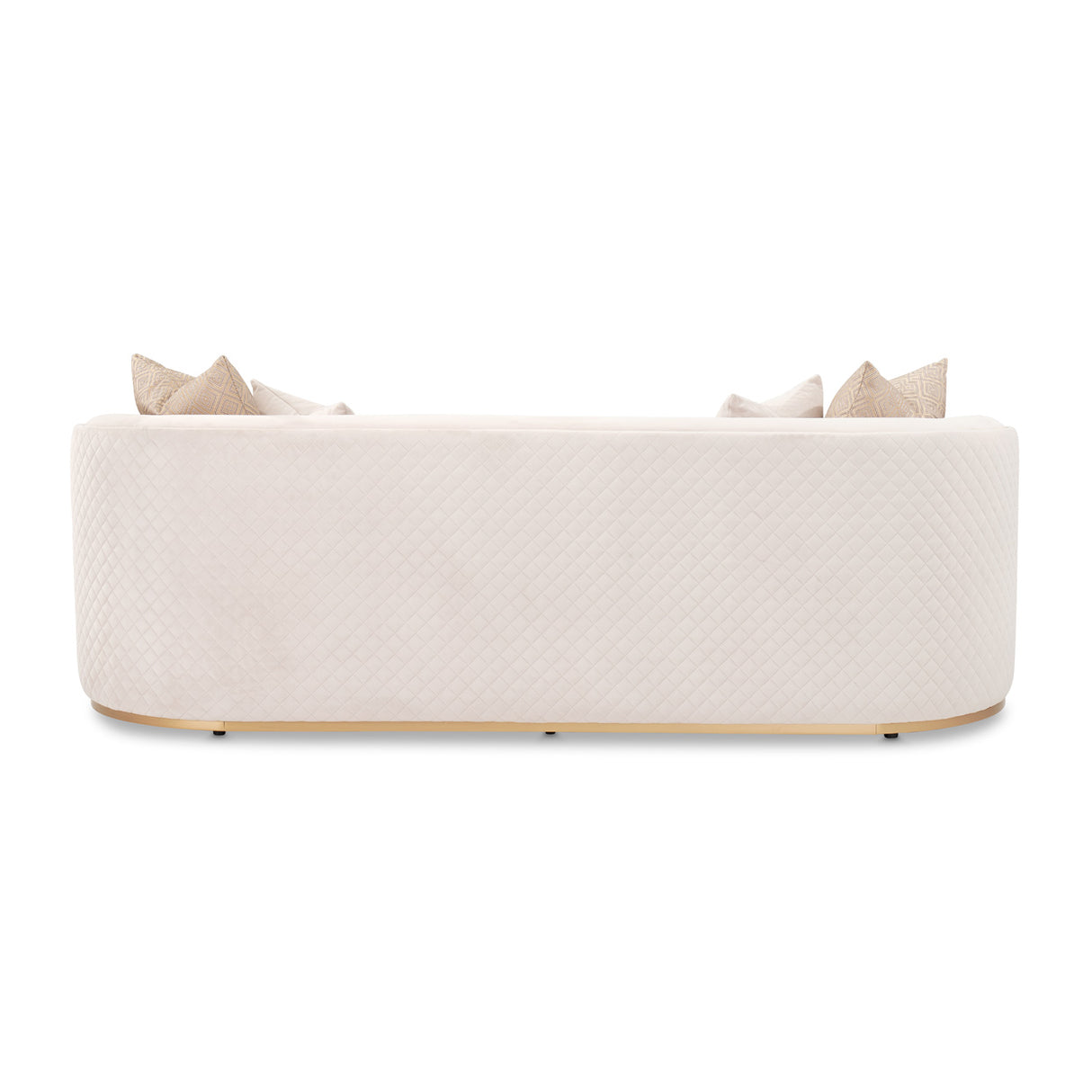 Ariana Gold Sofa Beige Gold from Michael Amini - Luna Furniture