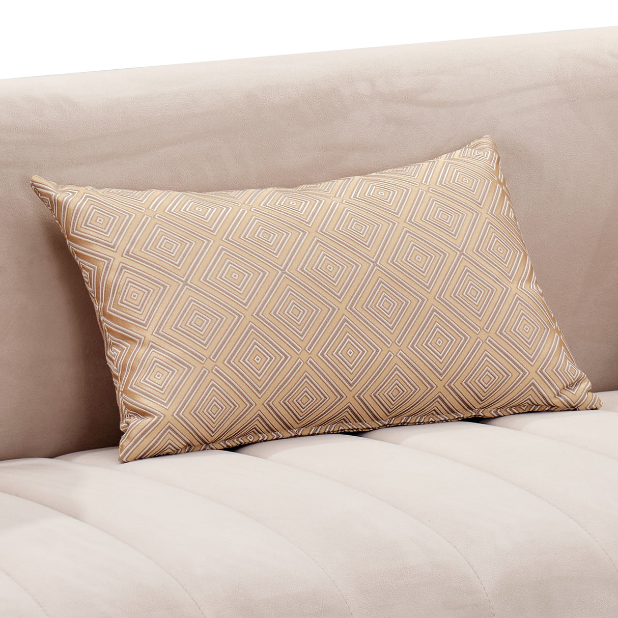 Ariana Gold Sofa Beige Gold from Michael Amini - Luna Furniture