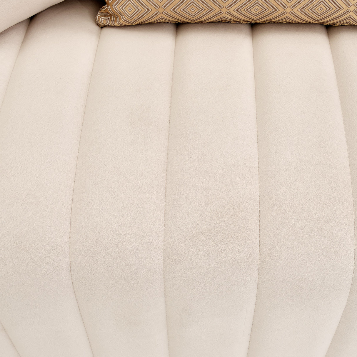Ariana Gold Loveseat Beige Gold from Michael Amini - Luna Furniture
