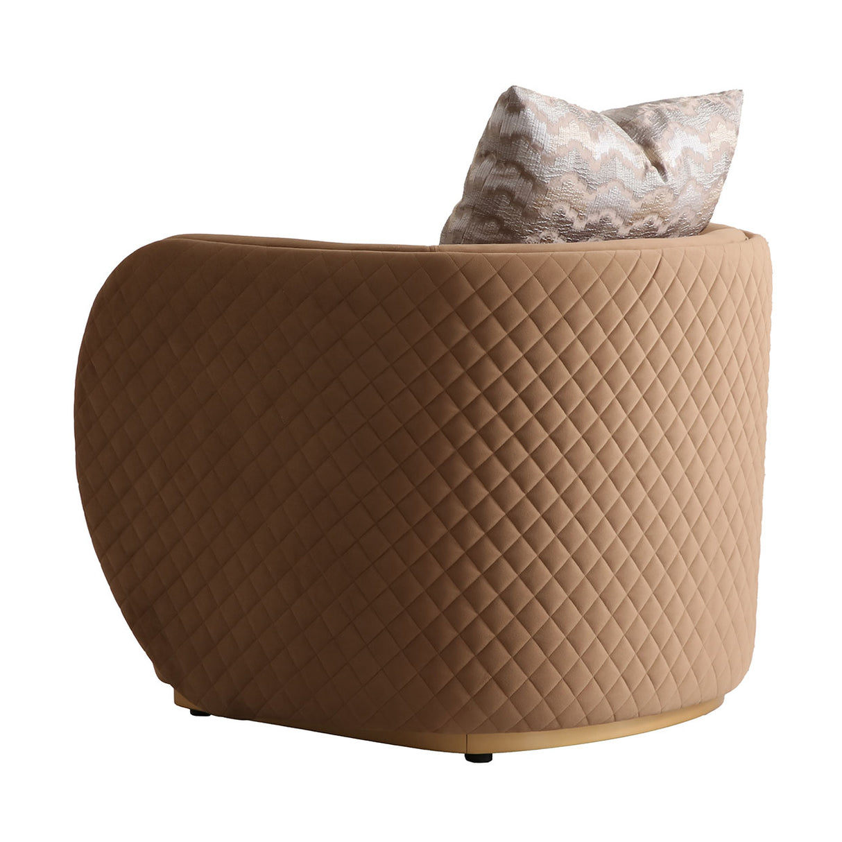 Ariana Gold Chair Caramel Gold from Michael Amini - Luna Furniture