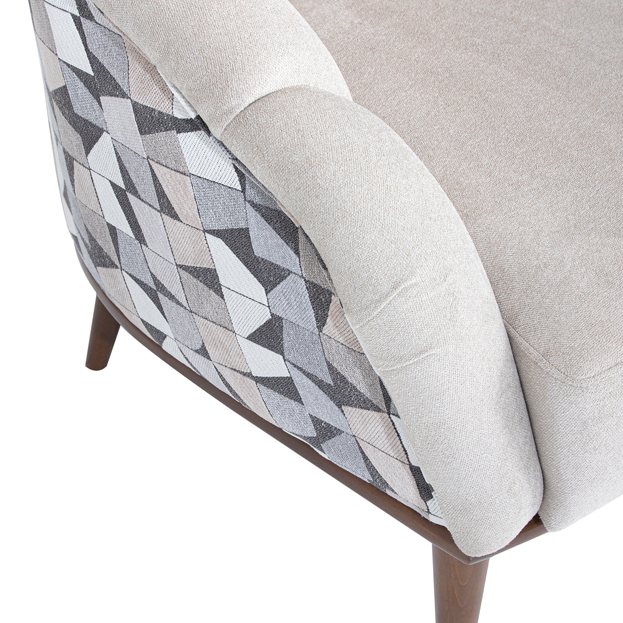 Balboa Warm Walnut Accent Chair Warm Walnut from Michael Amini - Luna Furniture