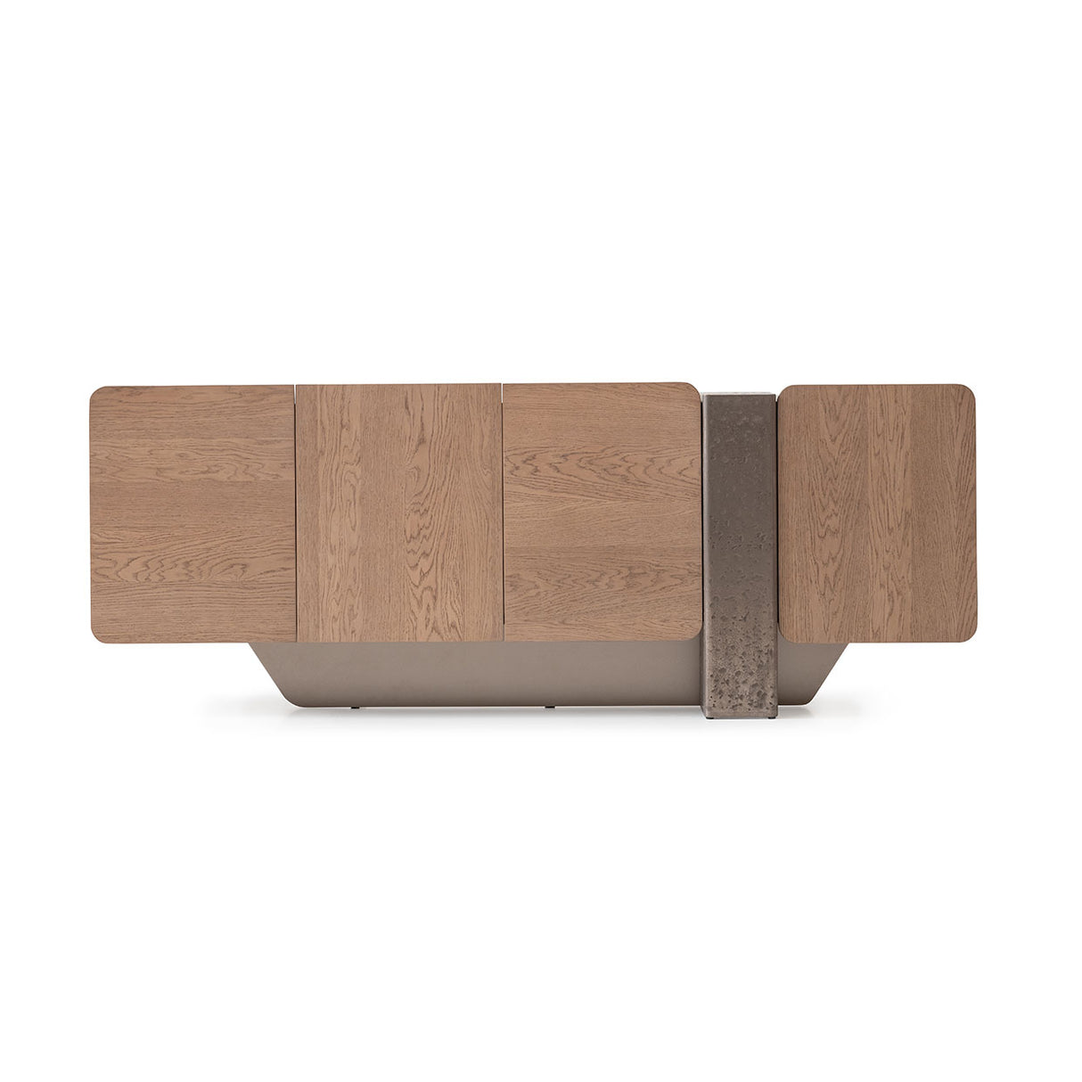 Bristol Point Saddle Brown Console Table from Michael Amini - Luna Furniture