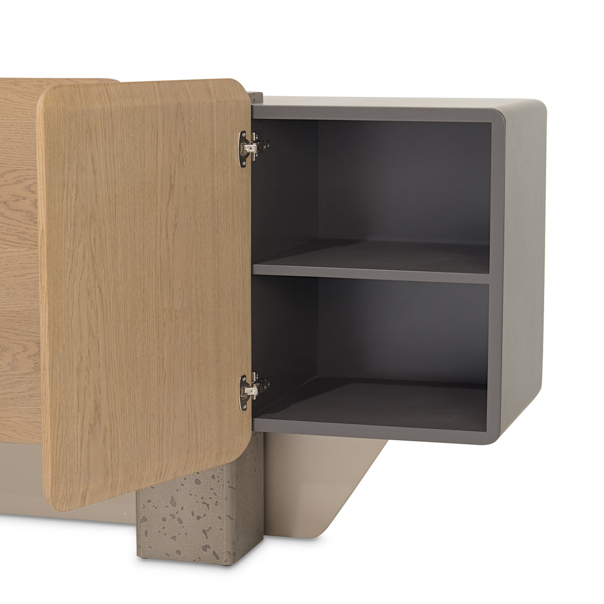 Bristol Point Saddle Brown Console Table from Michael Amini - Luna Furniture