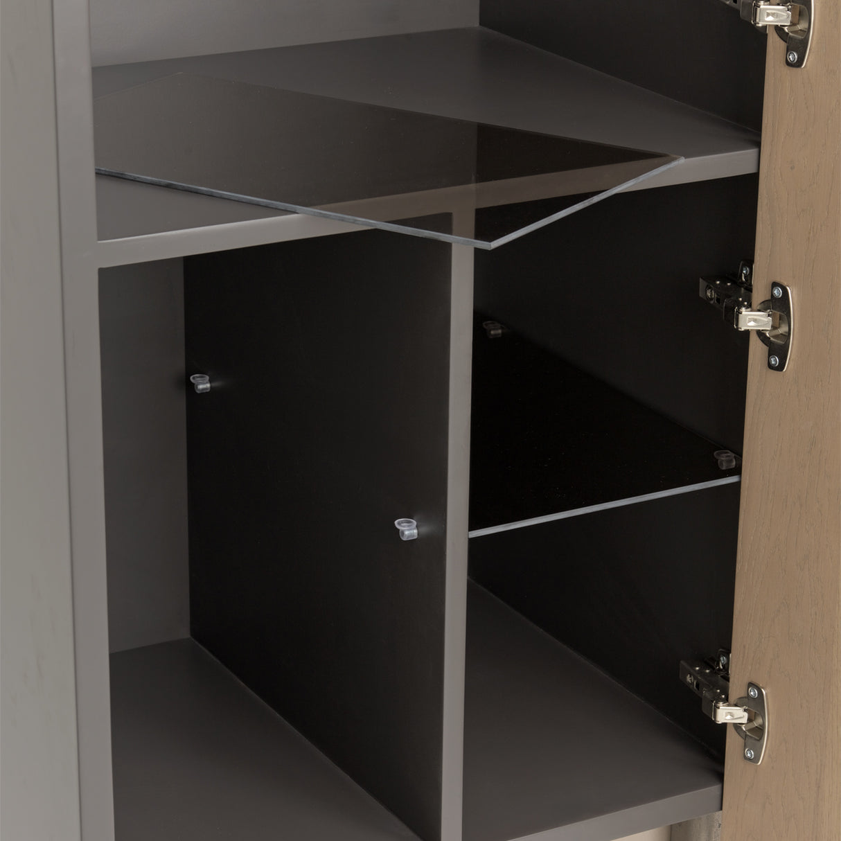 Bristol Point Saddle Brown Bar Cabinet from Michael Amini - Luna Furniture