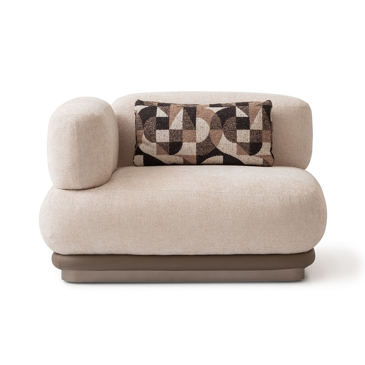 Bristol Point Saddle Brown Laf Chair Saddle Brown from Michael Amini - Luna Furniture