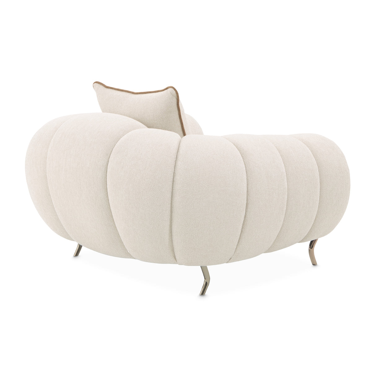 Cloche Dark Bronz Matching Chair Dark Bronze from Michael Amini - Luna Furniture