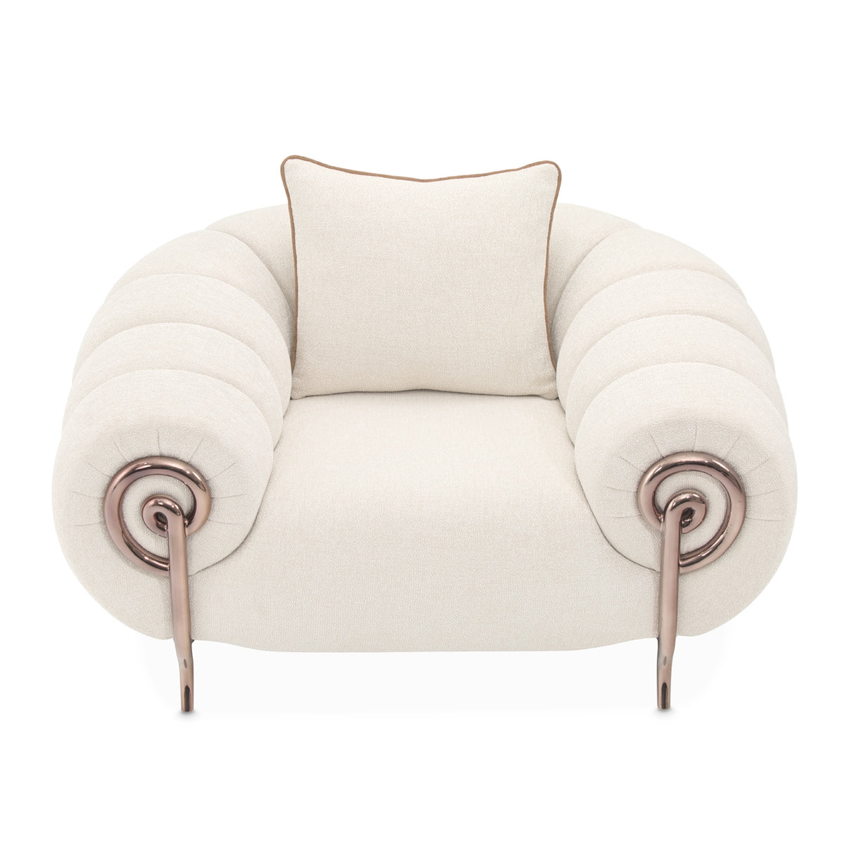 Cloche Dark Bronz Matching Chair Dark Bronze from Michael Amini - Luna Furniture